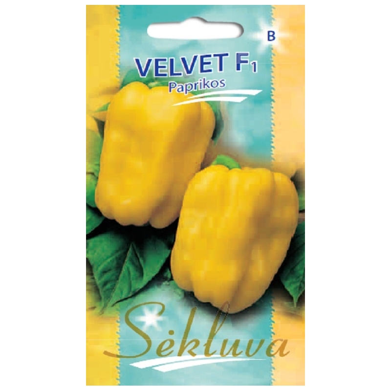 VIENAMETĖS PAPRIKOS VELVET F1 10s. VIENAMETĖS PAPRIKOS VELVET F1 10s.