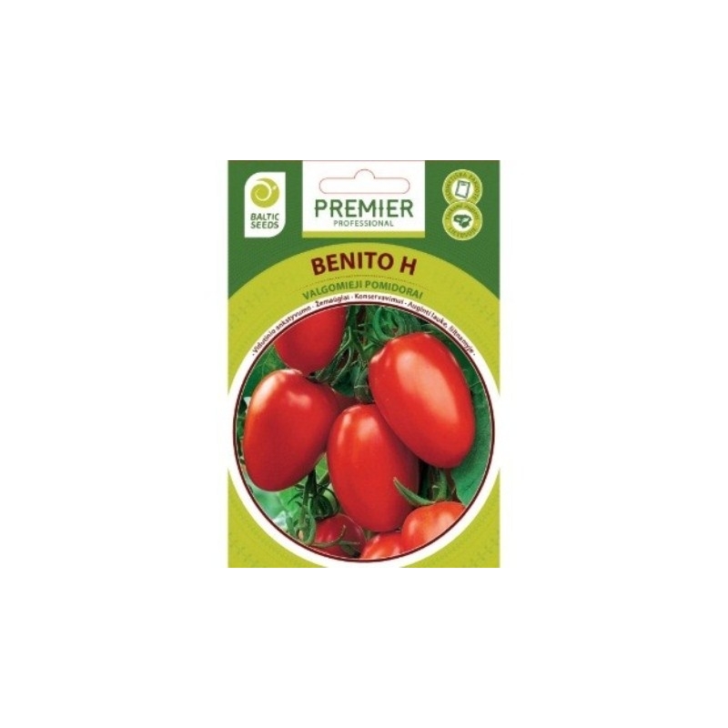 Valgomieji pomidorai Benito H 35s. Valgomieji pomidorai Benito H 35s.