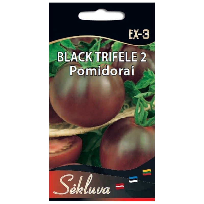 Valgomieji pomidorai Black Trifele 10s. Valgomieji pomidorai Black Trifele 10s.