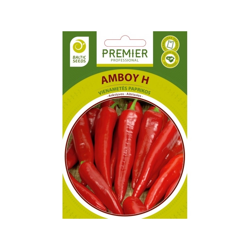 Aštriosios paprikos AMBOY H, 10 s. Aštriosios paprikos AMBOY H, 10 s.
