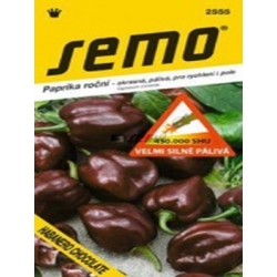 Datulinės paprikos Habanero Chocolate  15s semo