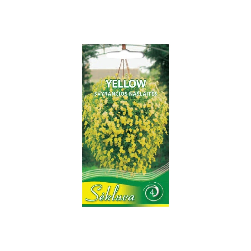 Svyrančios našlaitės Yellow 0,2gr