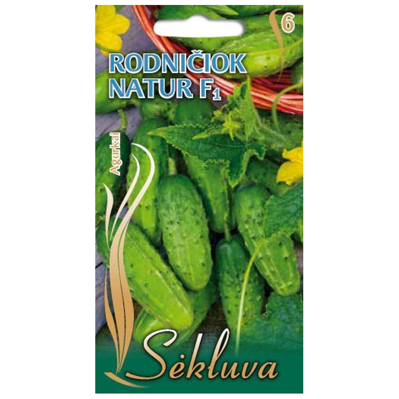 Agurkai Rodničiok natur F1 2gr.