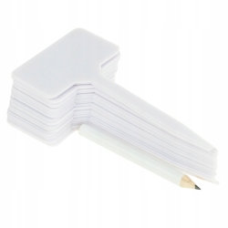 Etiketės augalams plastikinės 16vnt su pieštuku