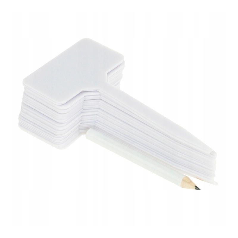 Etiketės augalams plastikinės 16vnt su pieštuku