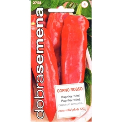 Vienametės paprikos Corno Rosso 30s