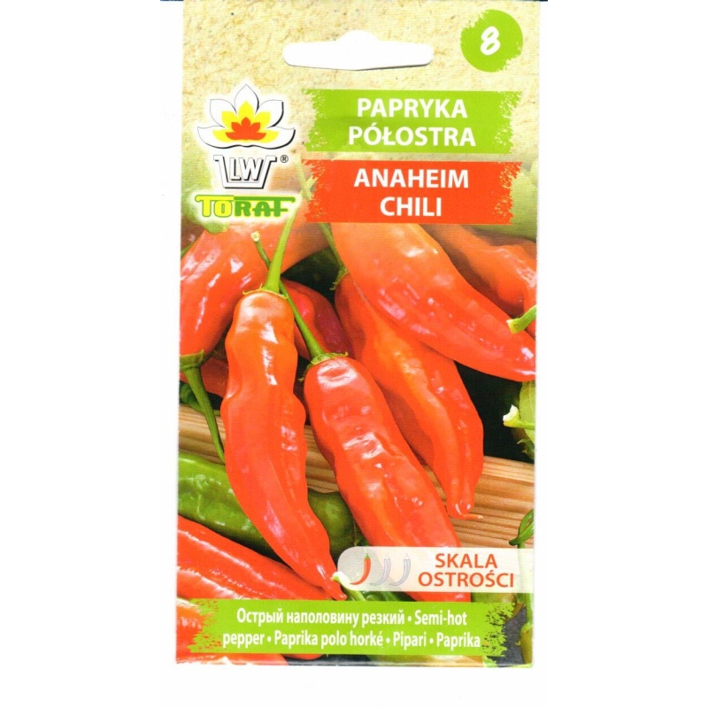 Paprikos (aitriosios) Anaheim