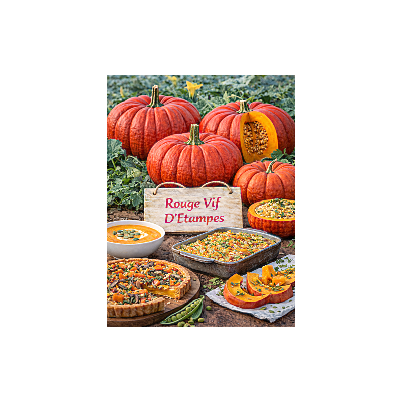 Didieji moliūgai Rouge vif d‘Etampes 50gr