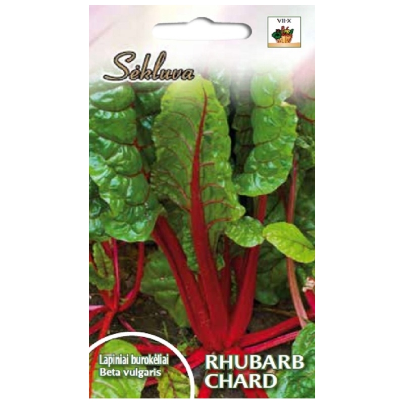 Lapiniai burokėliai RHUBARB CHARD 3g. Lapiniai burokėliai RHUBARB CHARD 3g.