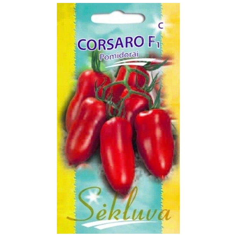 Valgomieji pomidorai Corsaro F1 10s. Valgomieji pomidorai Corsaro F1 10s.