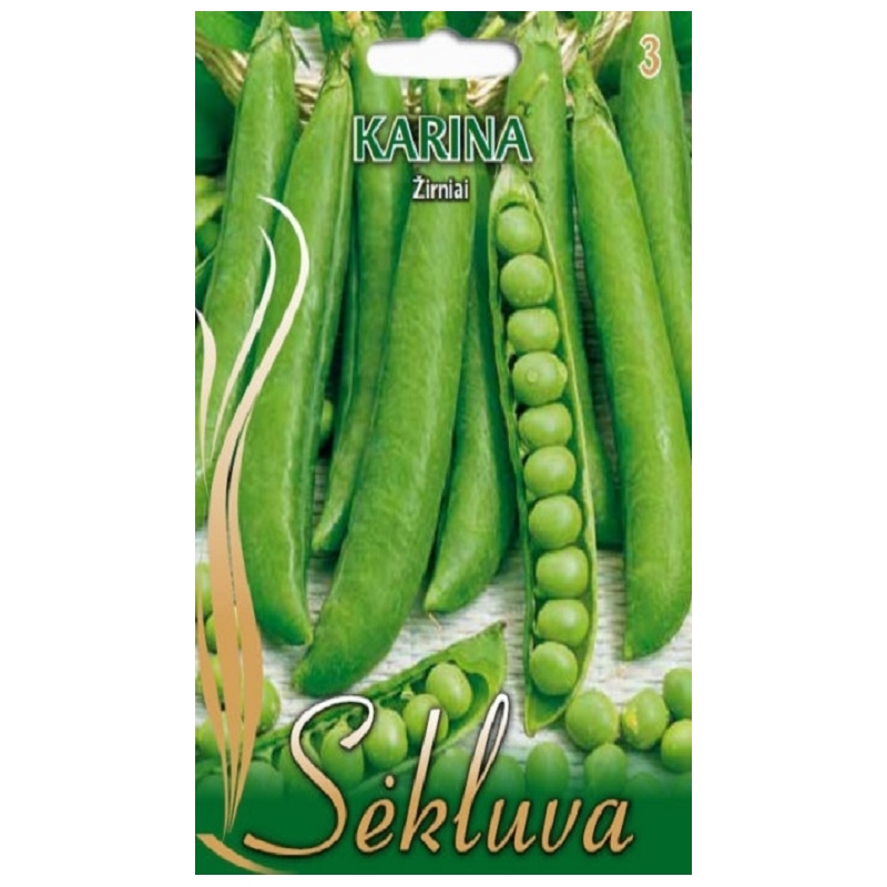 RAUKŠLĖTIEJI ŽIRNIAI KARINA 20 gr. RAUKŠLĖTIEJI ŽIRNIAI KARINA 20 gr.