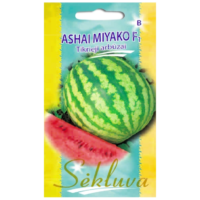 TIKRIEJI ARBŪZAI ASHAI MIYAKO F1 0,5g. TIKRIEJI ARBŪZAI ASHAI MIYAKO F1 0,5g.