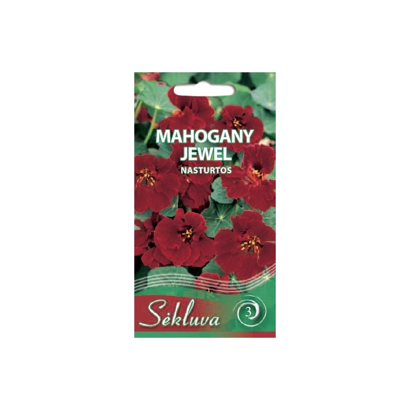 NASTURTĖS MAHOGANY JEWEL 2 gr. NASTURTĖS MAHOGANY JEWEL 2 gr.