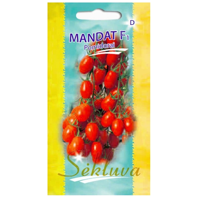 Valgomieji pomidorai Mandat F1 8s. Valgomieji pomidorai Mandat F1 8s.