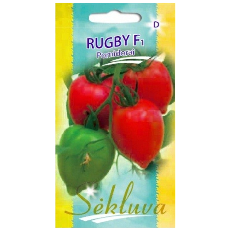 Valgomieji pomidorai Rugby F1 20s. (avietiniai) Valgomieji pomidorai Rugby F1 20s. (avietiniai)