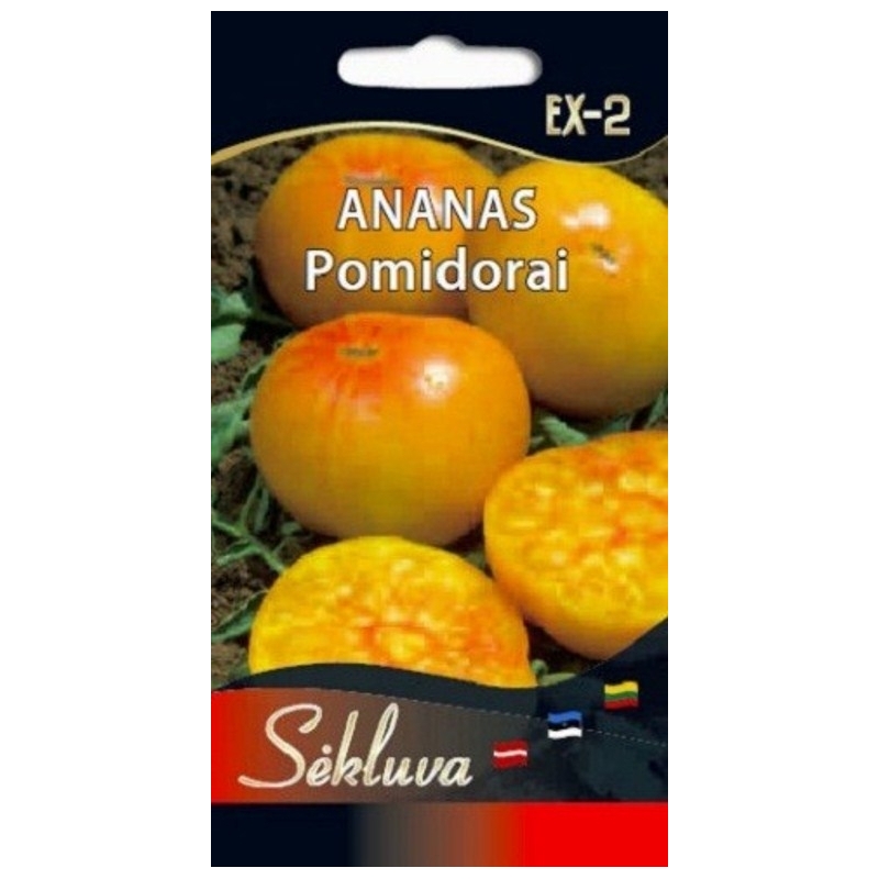 Valgomieji pomidorai Ananas 10s. (geltonai oranžiniai) Valgomieji pomidorai Ananas 10s. (geltonai oranžiniai)